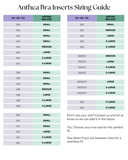 ANTHEA Sticky Bra Boost Inserts